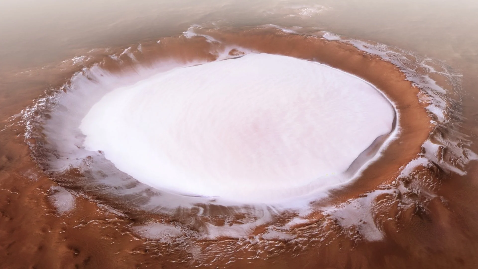 Korolev Crater is named after Soviet rocket pioneer Sergi Korolev