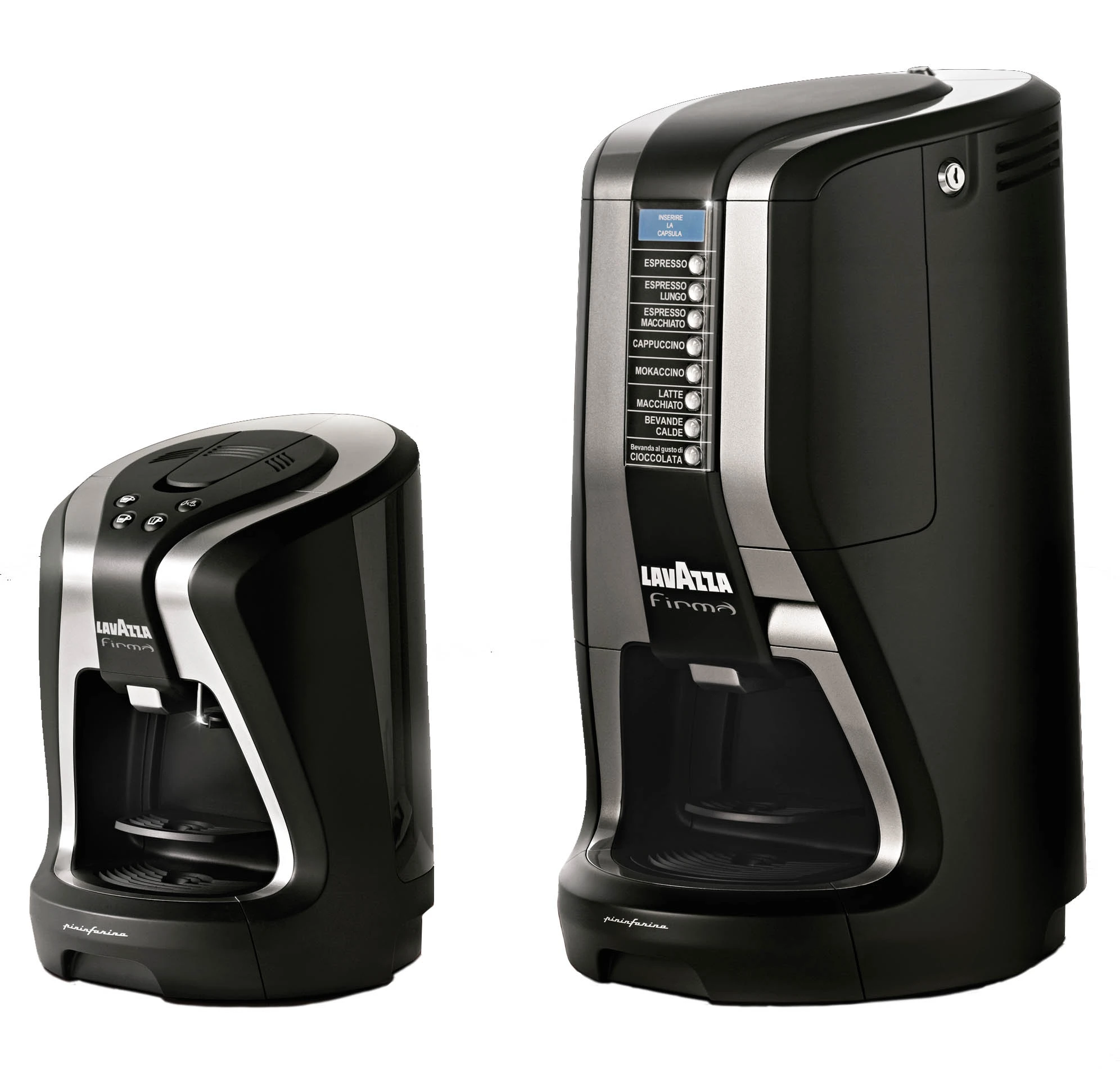 The 2012 Lavazza Firma is a styled espresso machine designed for office use