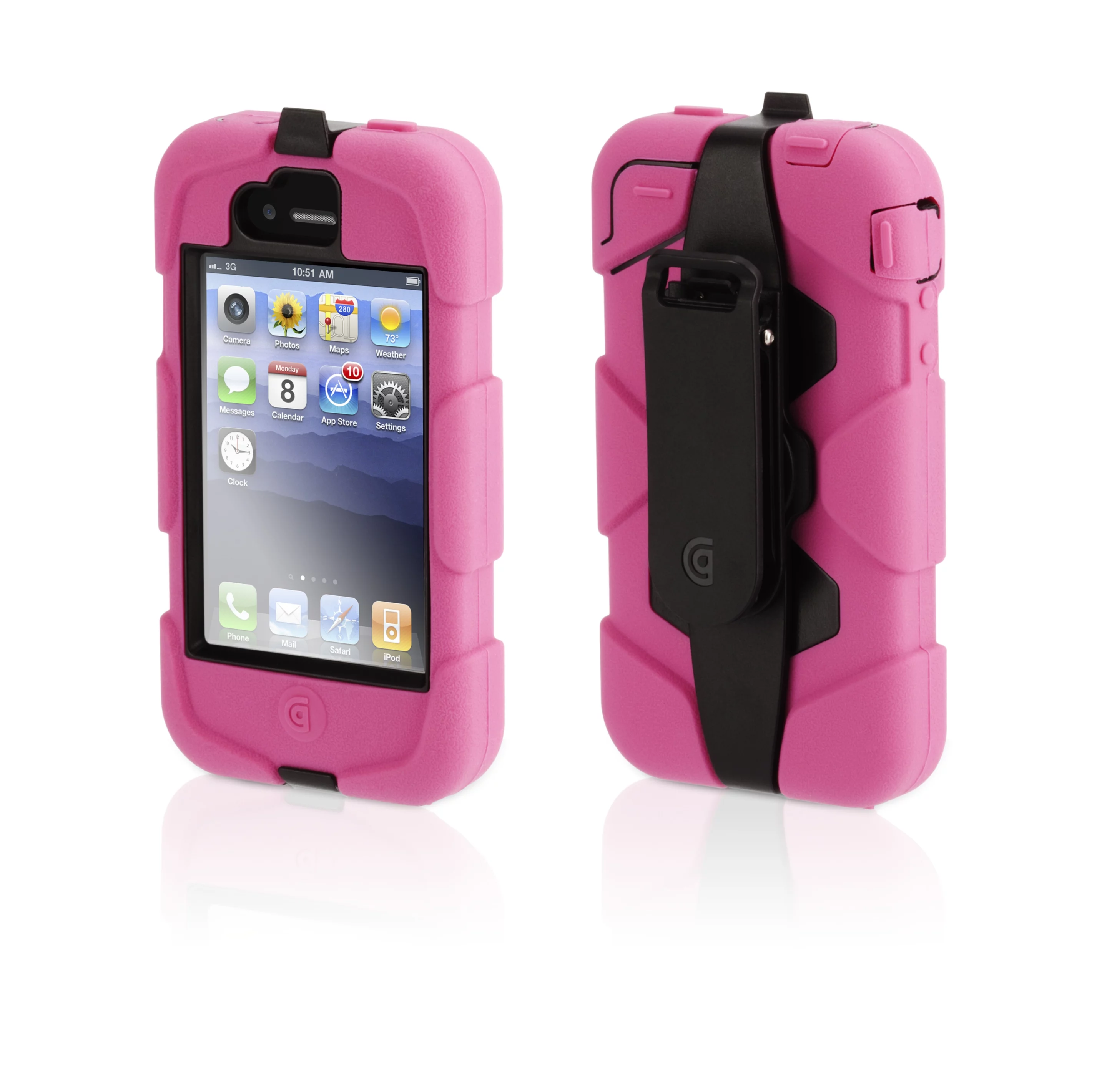 The Survivor Extreme Duty Case is designed to protect the iPhone 4 and iPod touch, and is built to meet or exceed military endurance standards