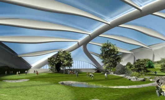 Plans for the world's largest indoor golf facilityImage: www.indoorgolfarena.eu