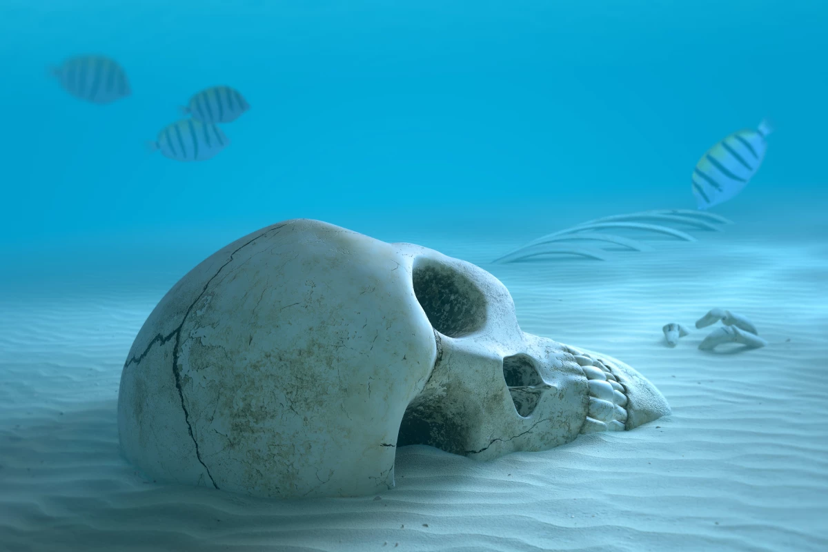 A protein called fructose-bisphosphate aldolase A decreases in submerged bones at a consistent rate