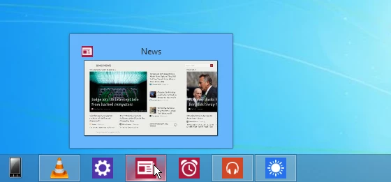 Group Modern apps together on the Taskbar