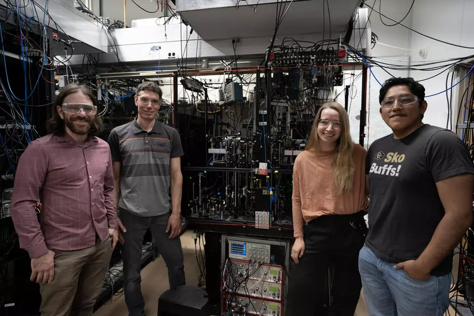 The NIST team and the ion clock