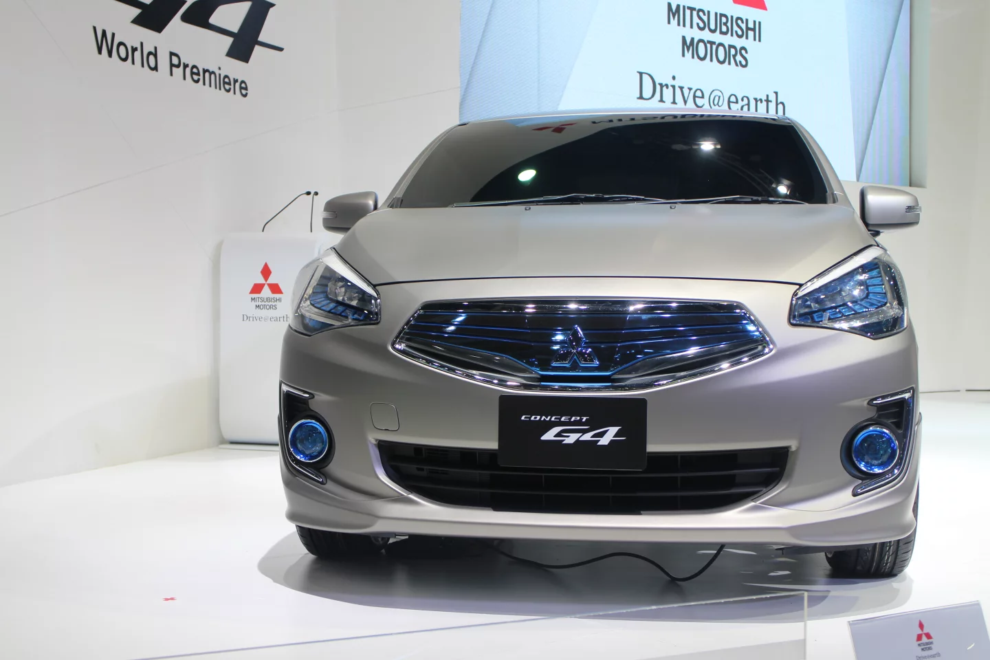 The Mitsubishi Concept G4 grille