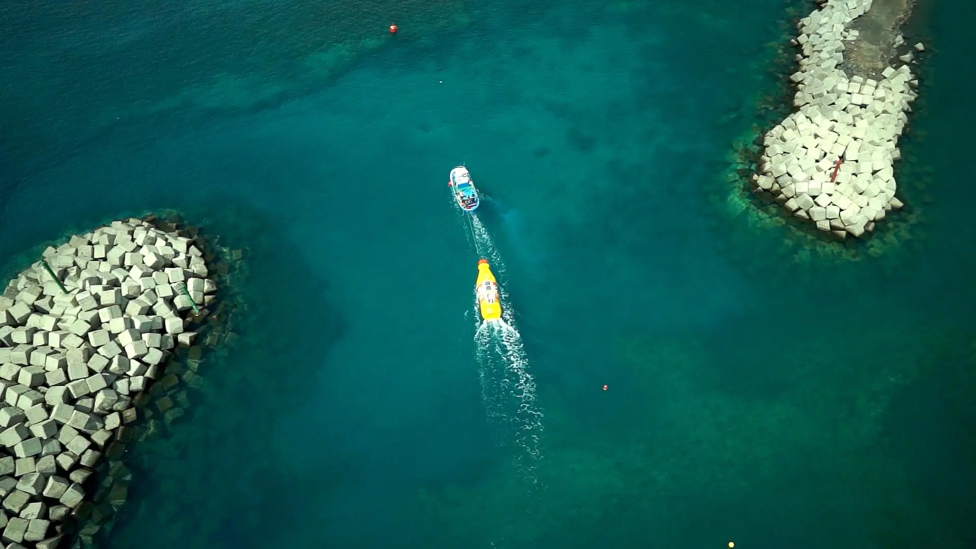 Solo towed the bottle off the coast of Tenerife in the Canary Islands and left it at the mercy of the currents