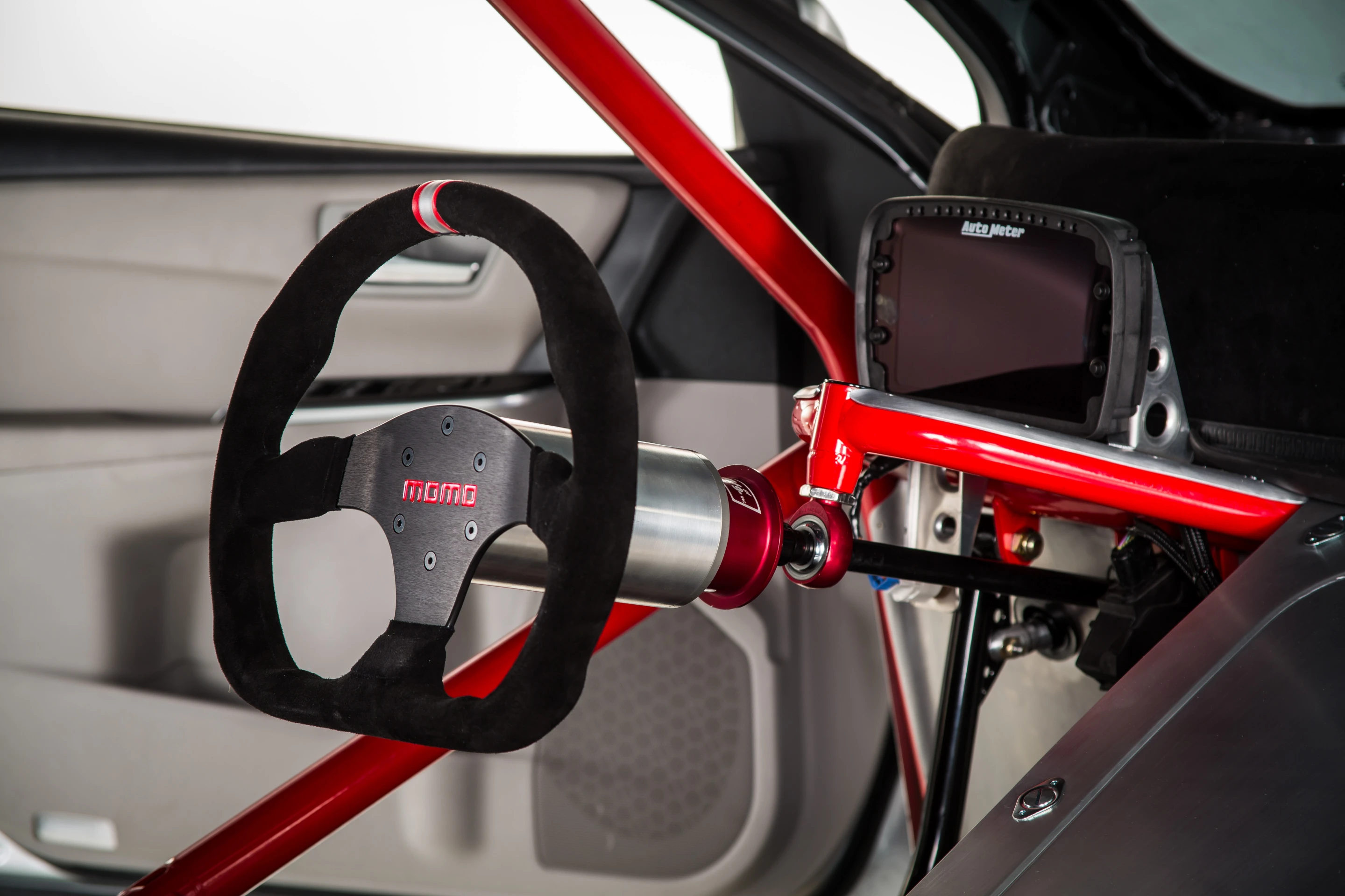 A barebones race interior