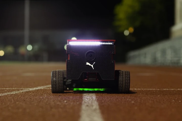 The Puma BeatBot, ready to roll