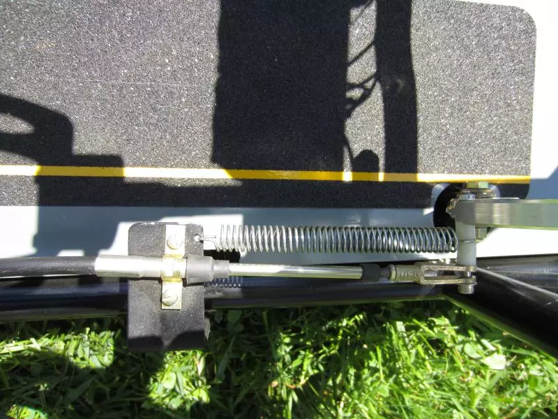 Jet Powered Junior Dragster brake linkages