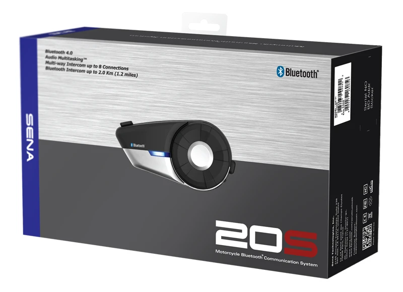 Sena's new flagship Bluetooth headset - the 20S (single kit)