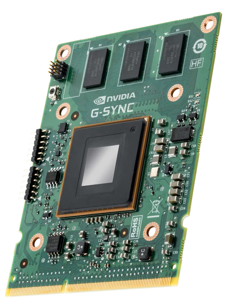 The G-Sync card turns the VSync issue on its head, matching monitor refresh rate to graphics output