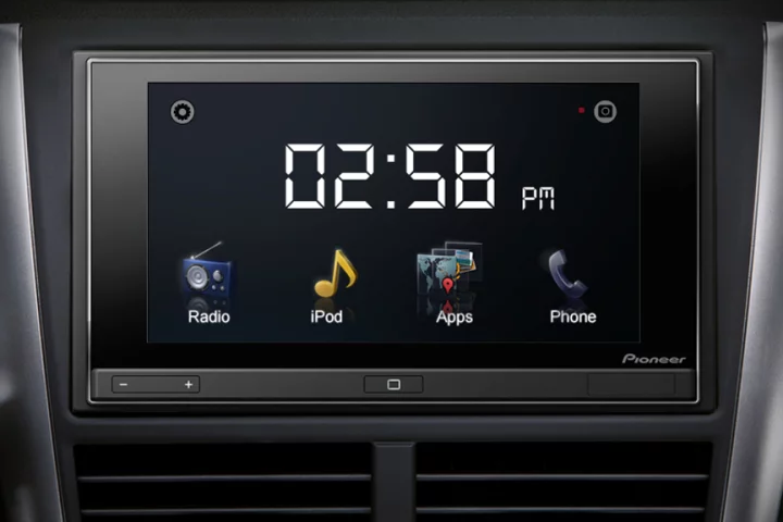 Pioneer's AppRadio features a 6.1-inch touchscreen display