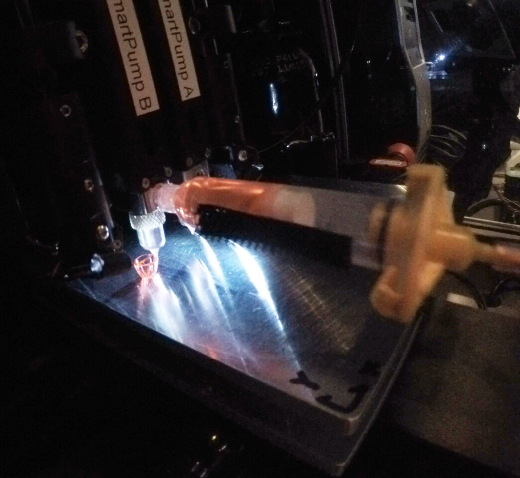 “Some of the tips on our 3D electronics printers are nearly as small as a single human cell,” says nScrypt Chairman and CEO Kenneth Church