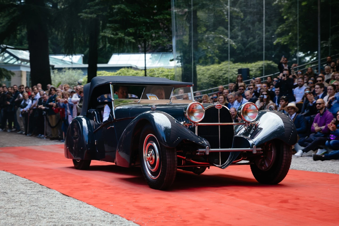 The winner of the Trofeo BMW Group Classic for the most sensitive restoration was this 1937 Bugatti 57 S Four-Seater Sports Tourer by Vanden Plas owned by Robert Kaufmann