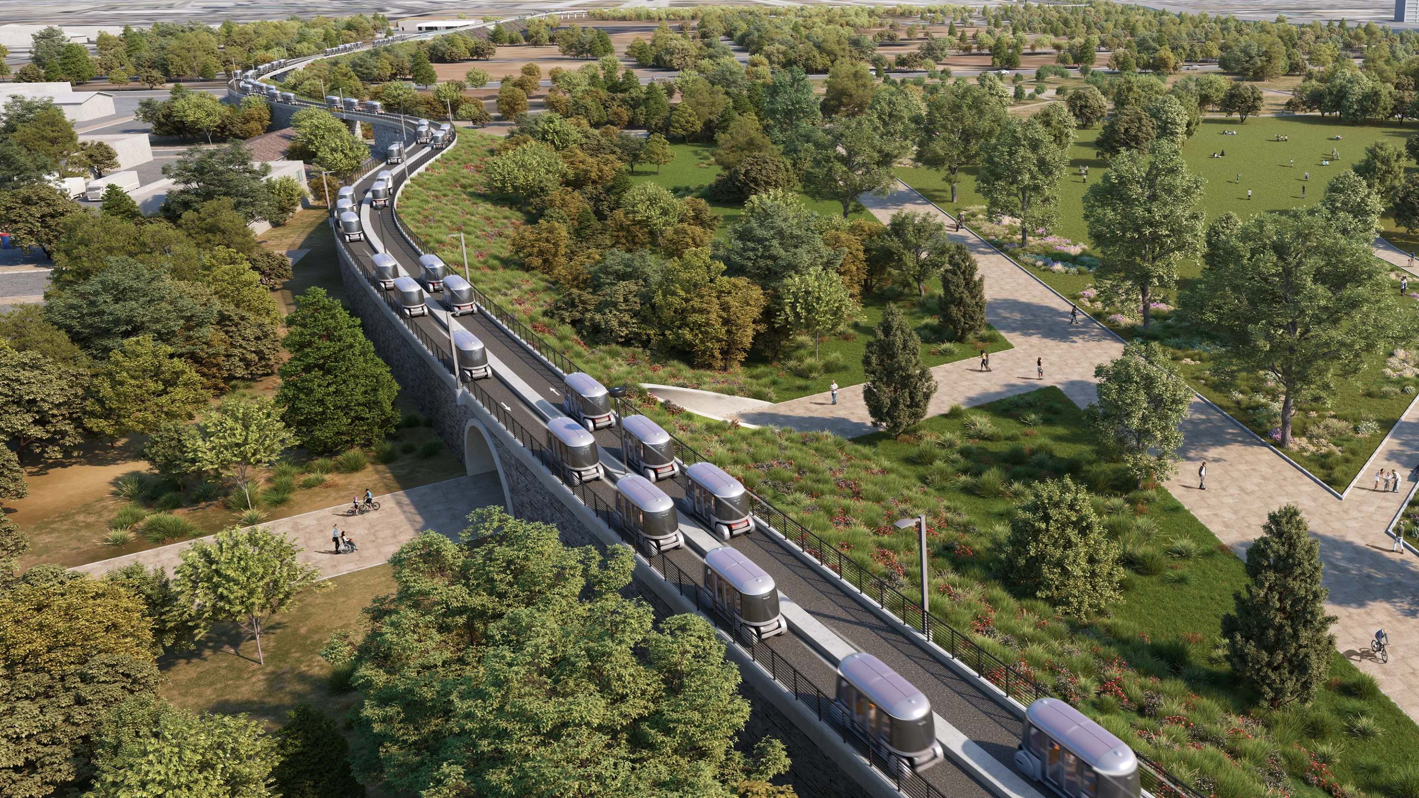 California's Glydways has broken ground on what's set to be become the world's first publicly accessible automated transit network