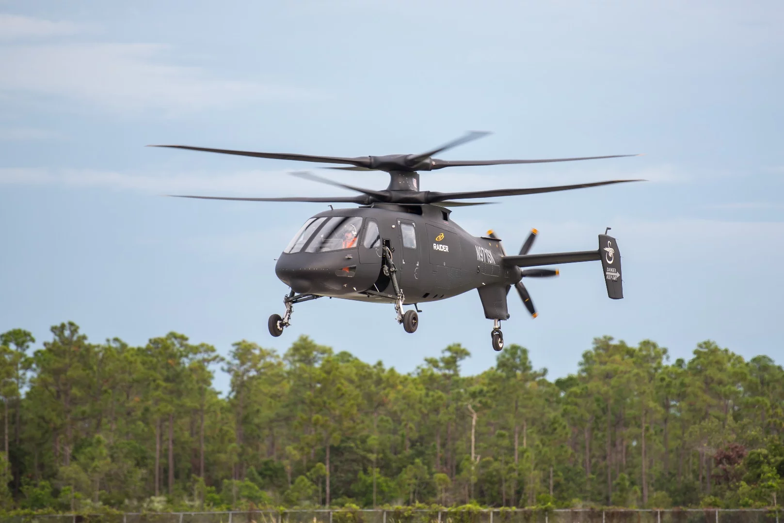 The Sikorsky S-97 Raider can reach speeds of 220 knots – almost double the speed of a conventional helicopter