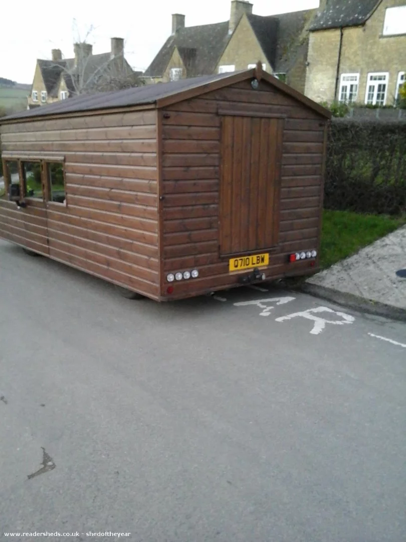 The aptly-named Fastest Shed sports a V6 engine