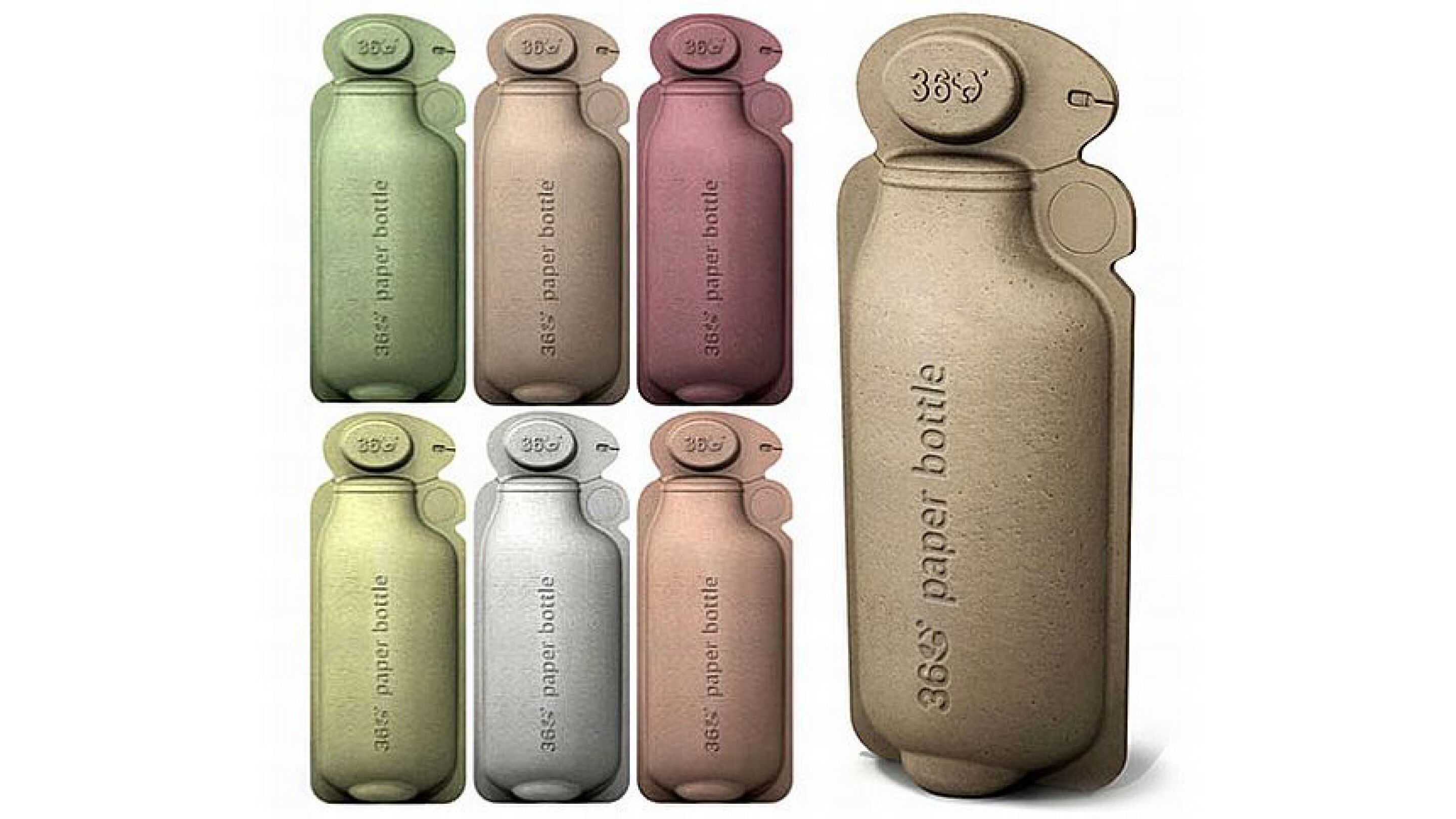360 Paper water bottle offers renewable alternative to plastic