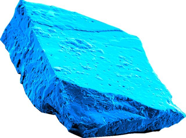 A hibonite crystal as found in the Field Museum's meteorites