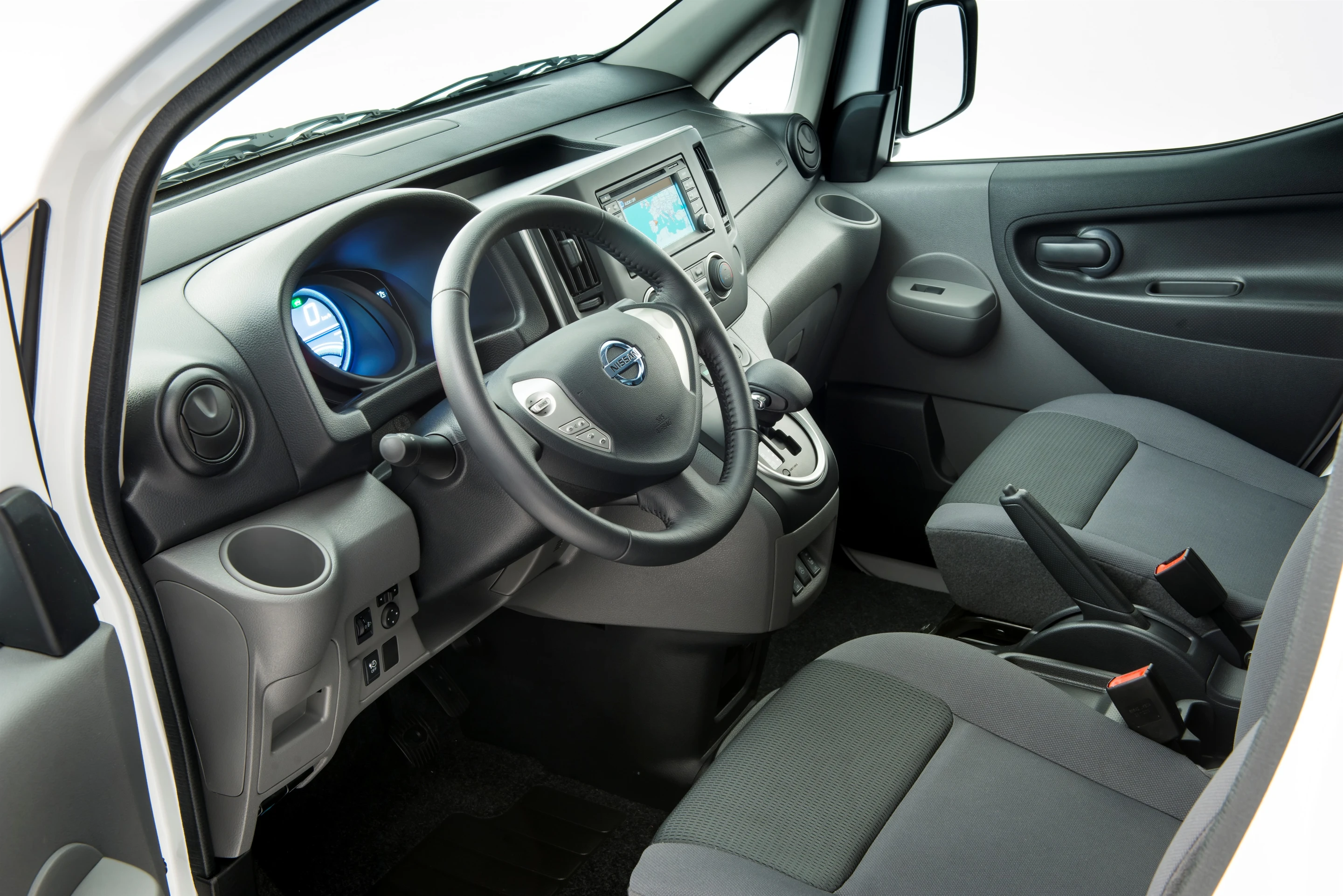 Nissan's e-NV200 instrument panel