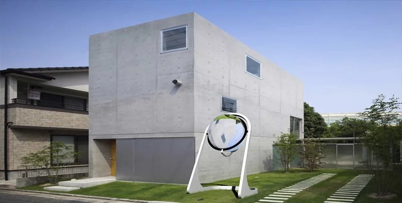 The Rawlemon devices use a spherical lens to harness the sun's energy