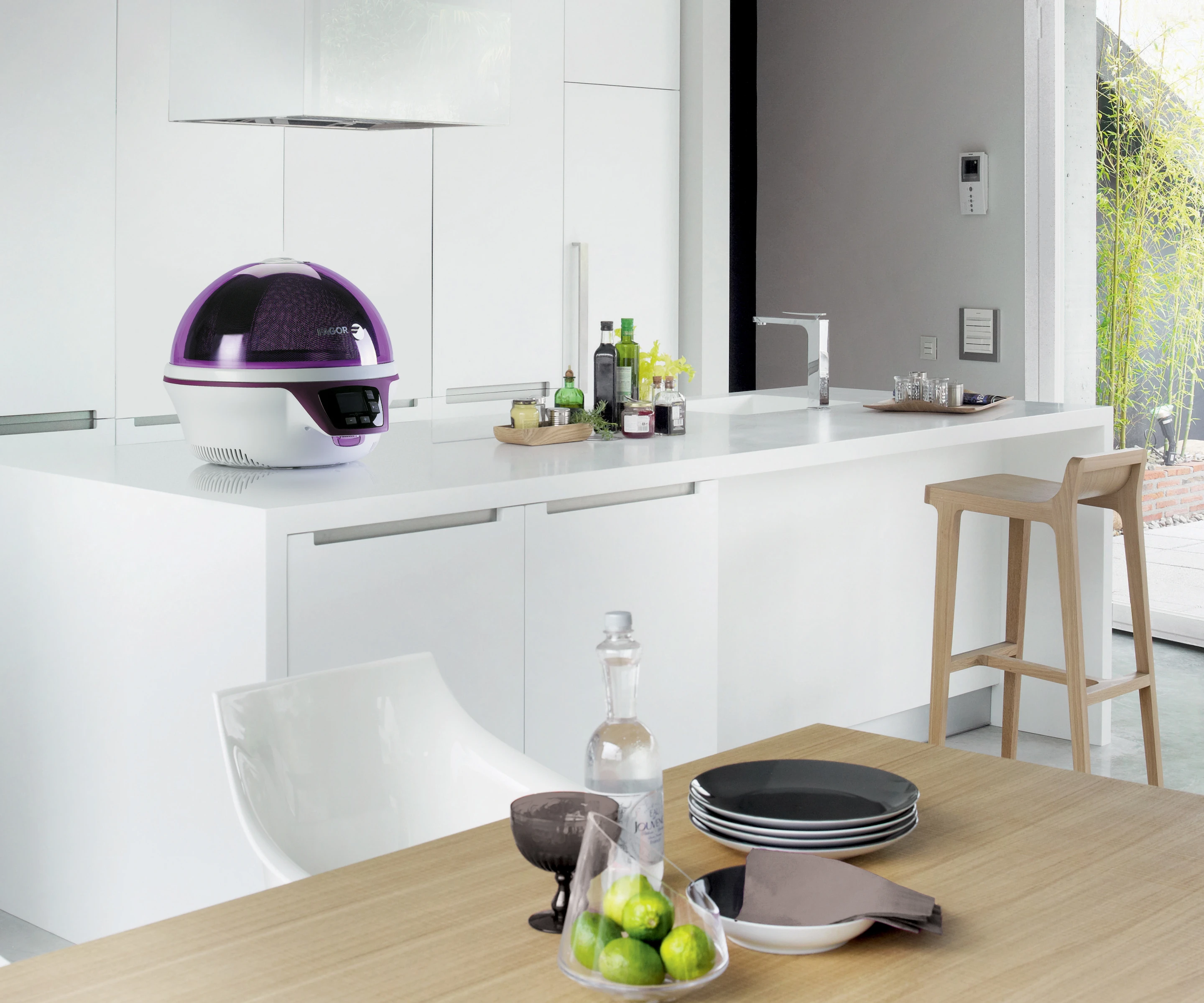 The freestanding unit is fairly compact
