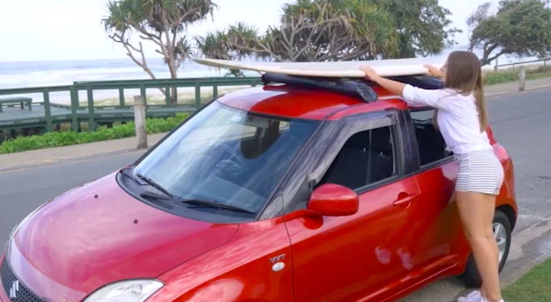 The makers say the Tair roof racks are capable of transporting surfboards, snowboards, paddle boards, kite gear and even furniture