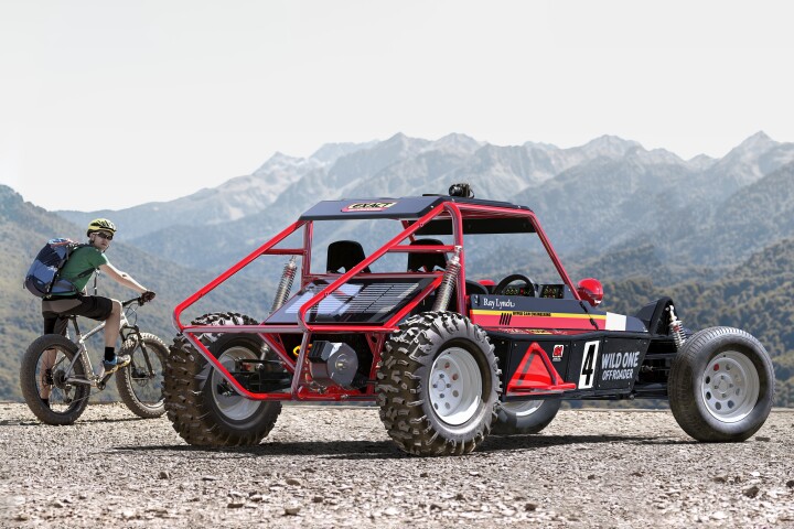 A replica of a famous 1980s R/C car, scaled up and fettled for street use and off-roading
