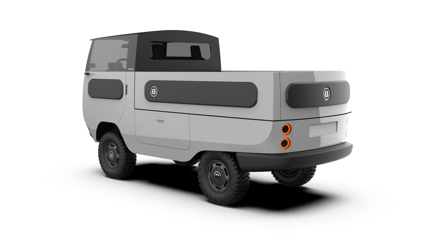 eBussy single-cab long-bed pickup