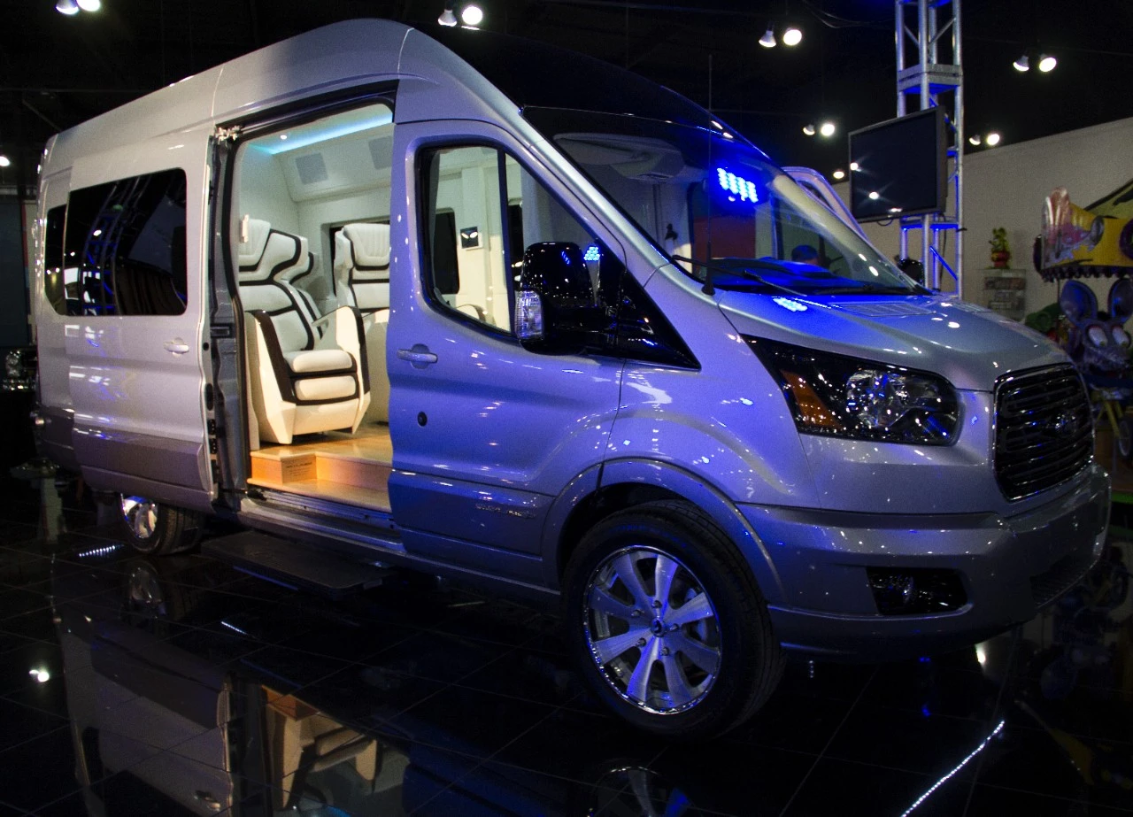 Ford has unveiled the Transit Skyliner Concept luxury van