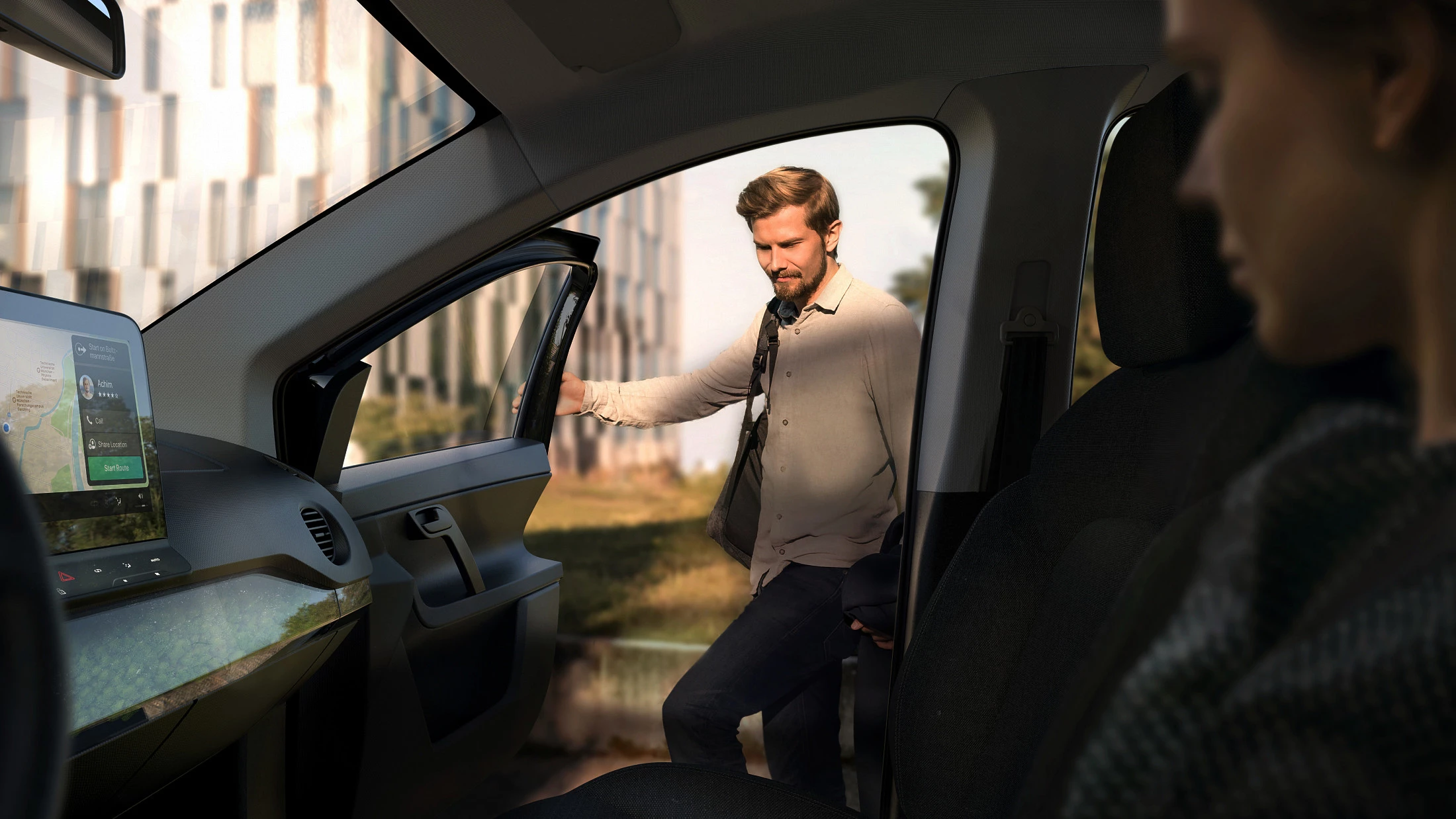 Sion occupants can look forward to heated seats, height-adjustable seat belts and "plenty of footwell and interior space"