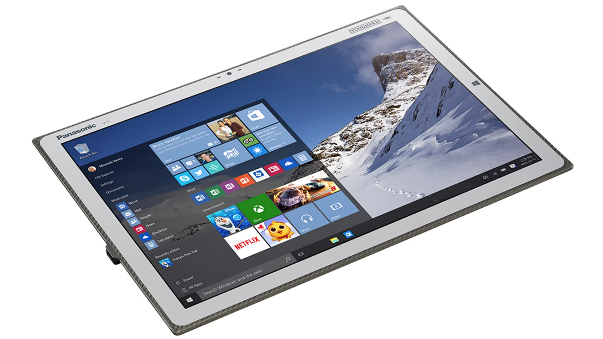 The device has a 15:10 aspect ratio, with a 3,840 x 2,560 resolution, giving it 230 pixels per inch over 20 inches