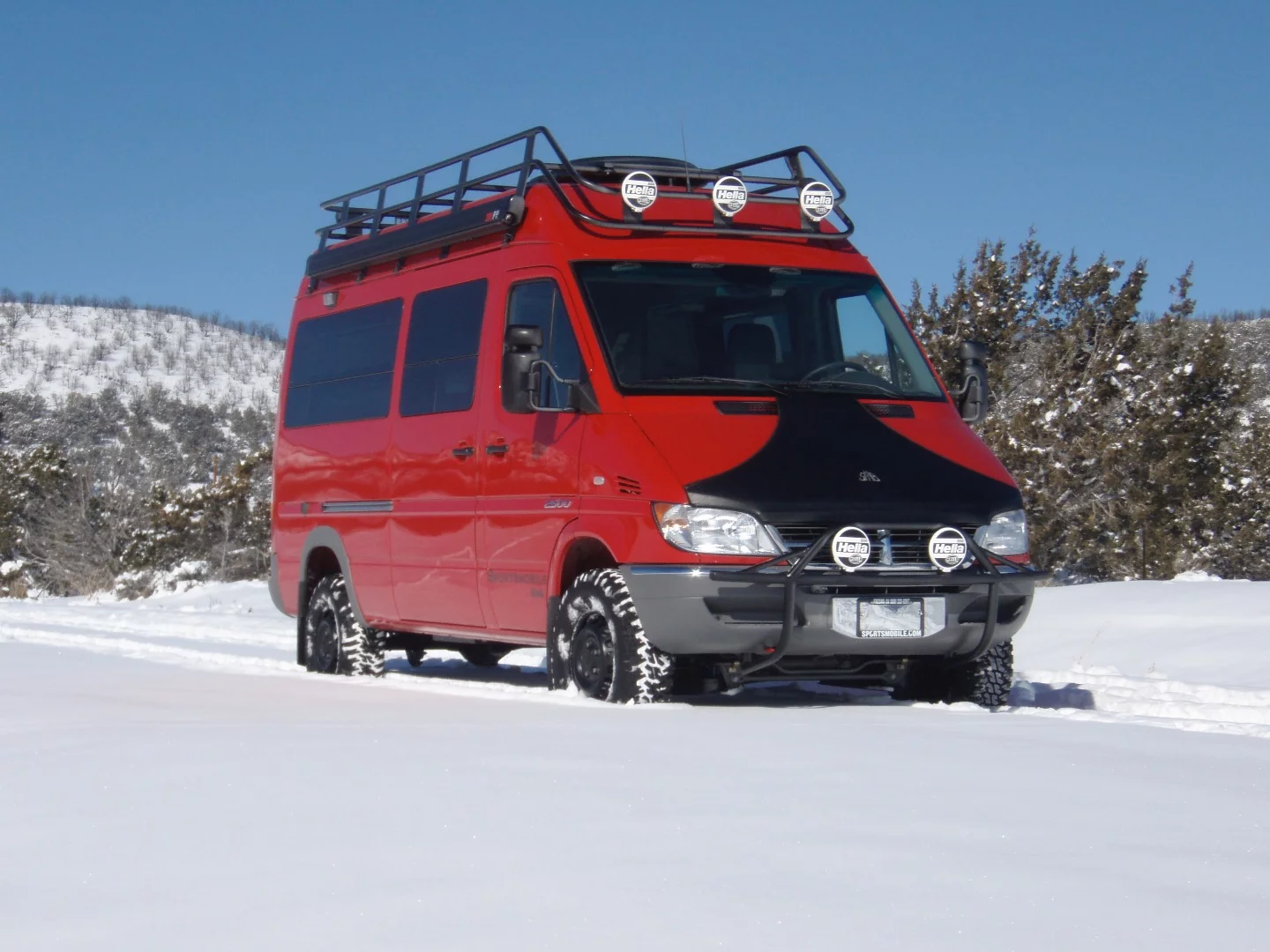 This 2006 Sprinter 4x4 done by Sportsmobile was meant to be the first in a series of conversions but ended up being a one-off