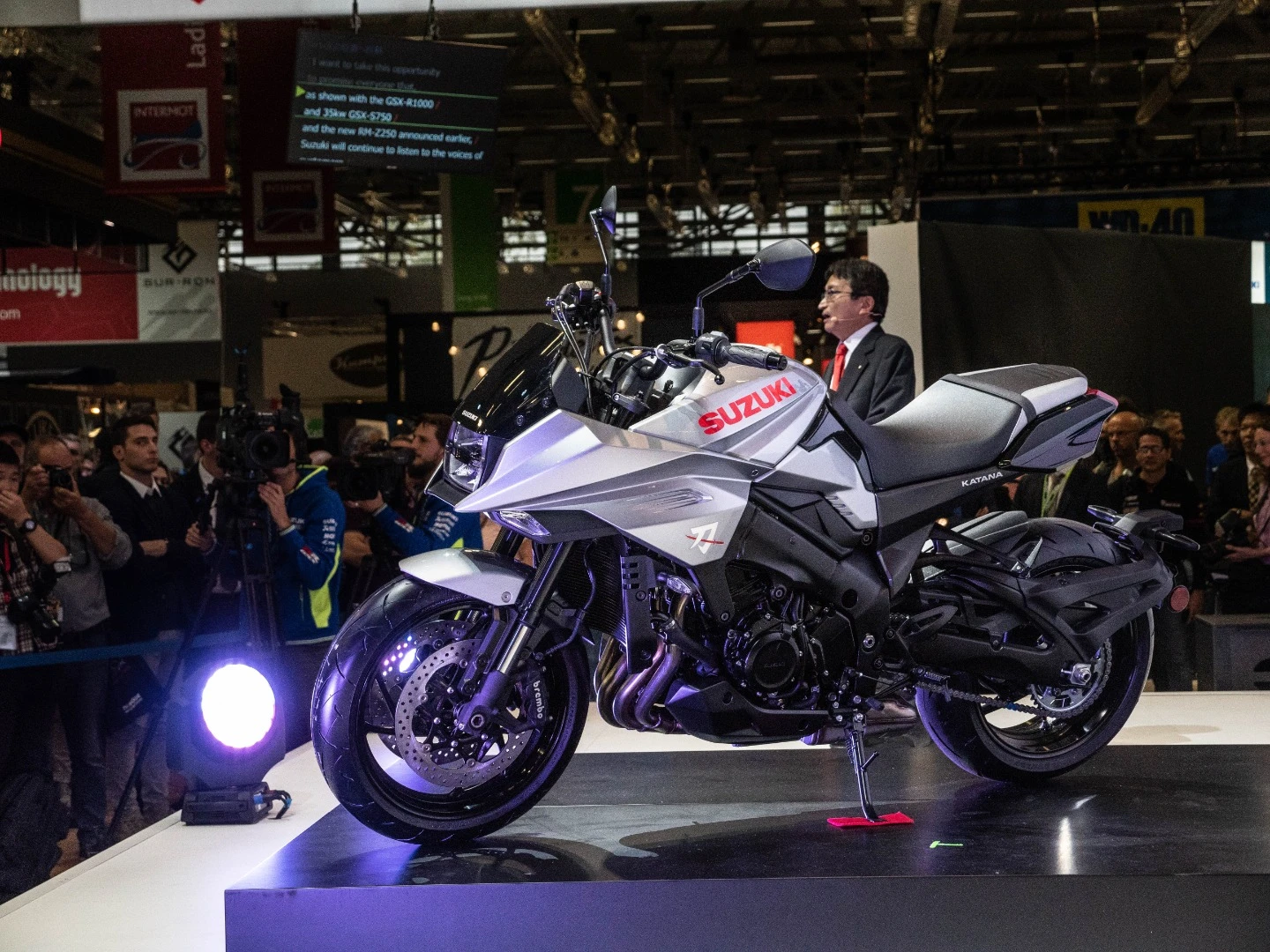 Suzuki reveals the 2019 Katana at Intermot 2018 in Cologne, Germany