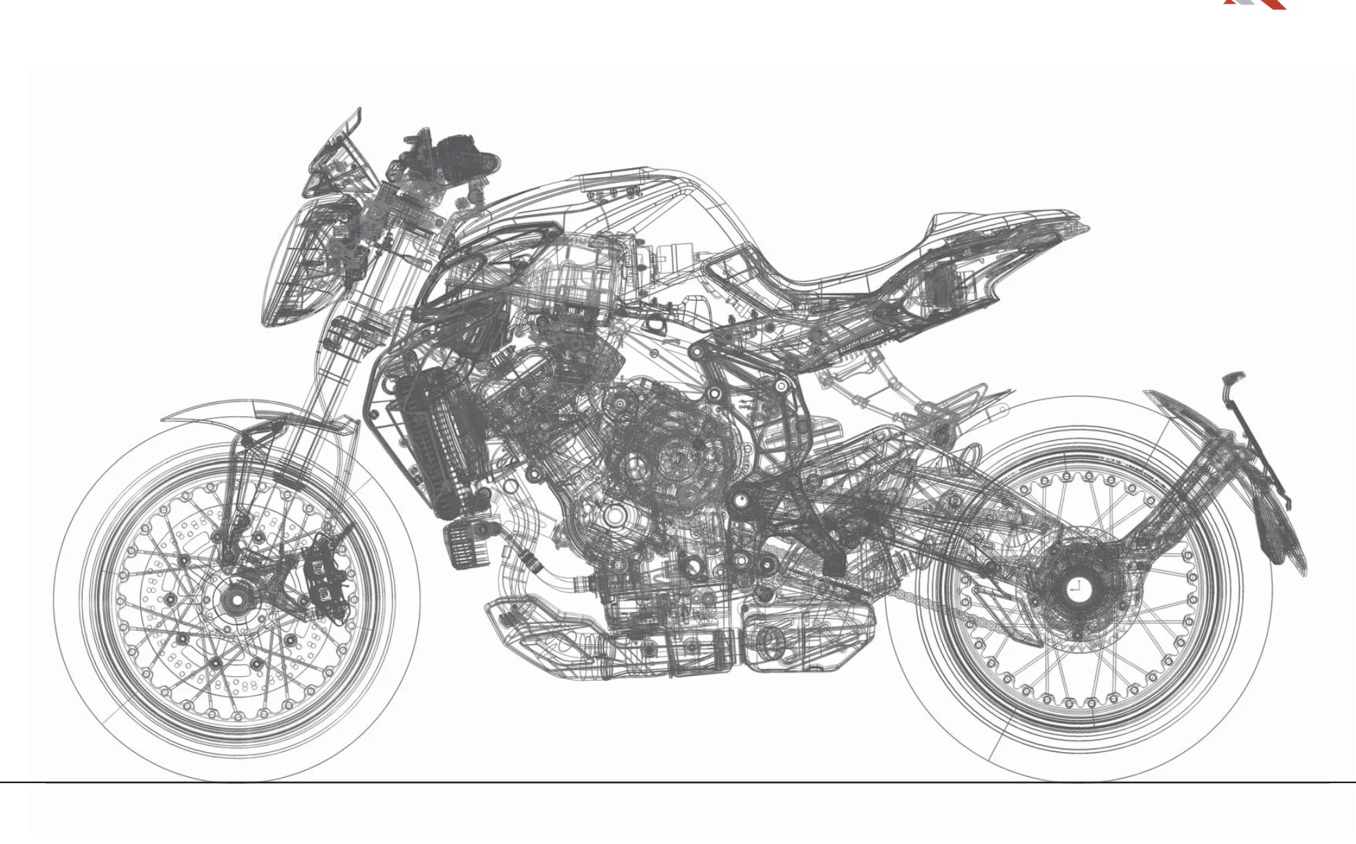 MV Agusta Brutale Dragster 800 RR design sketch