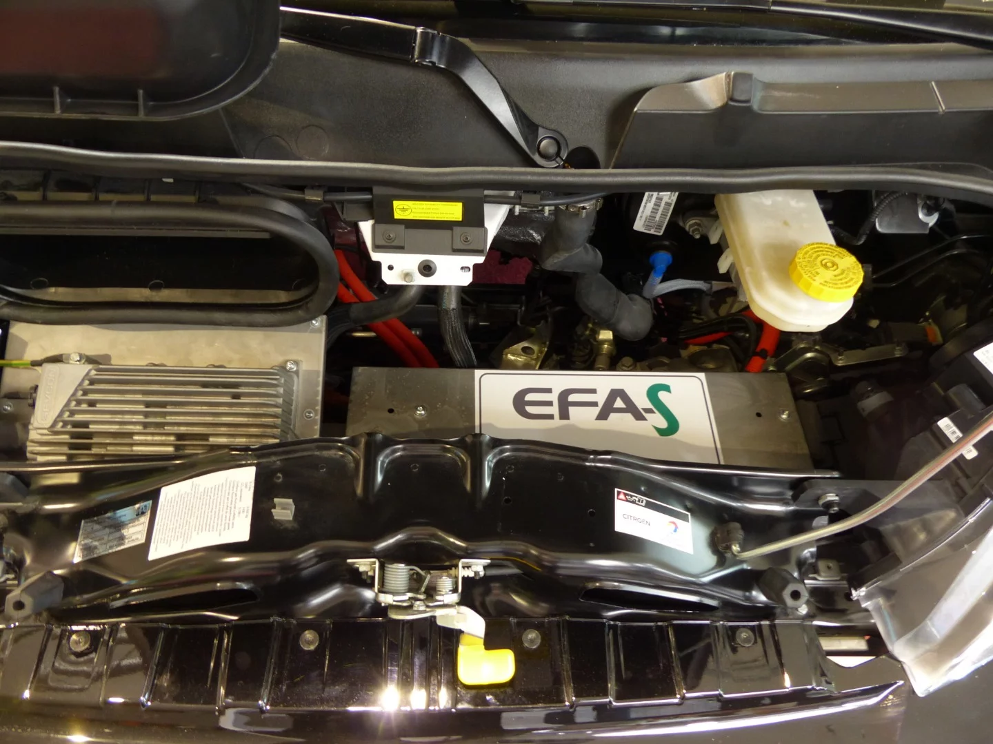 A look under the hood of the Iridium e-motorhome