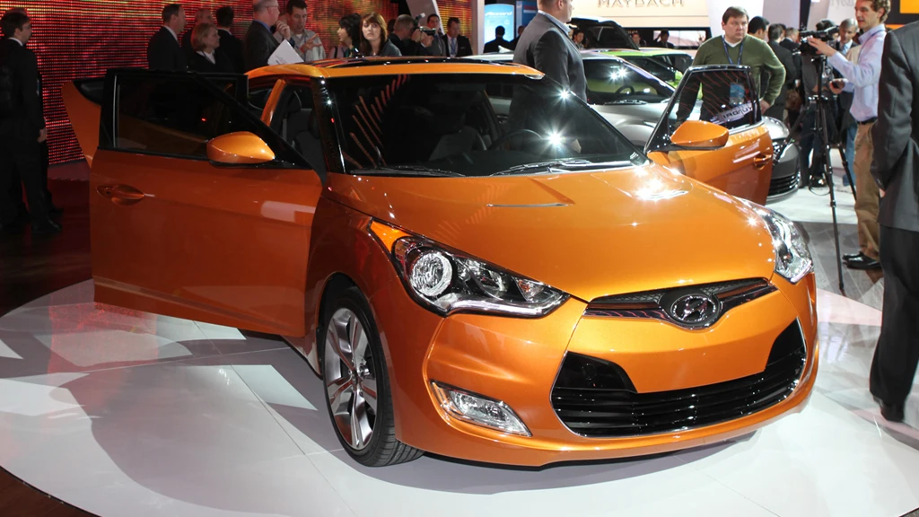 The Hyundai Veloster 3-door coupe