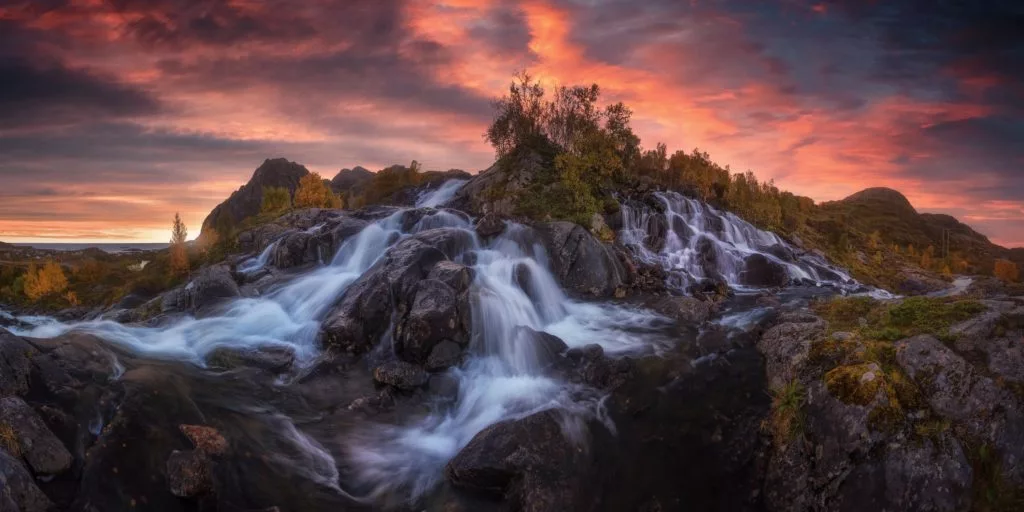 Amateur Photographer of the Year, Winner Amateur - Nature/Landscape. Waterfall Lofoten, Norway