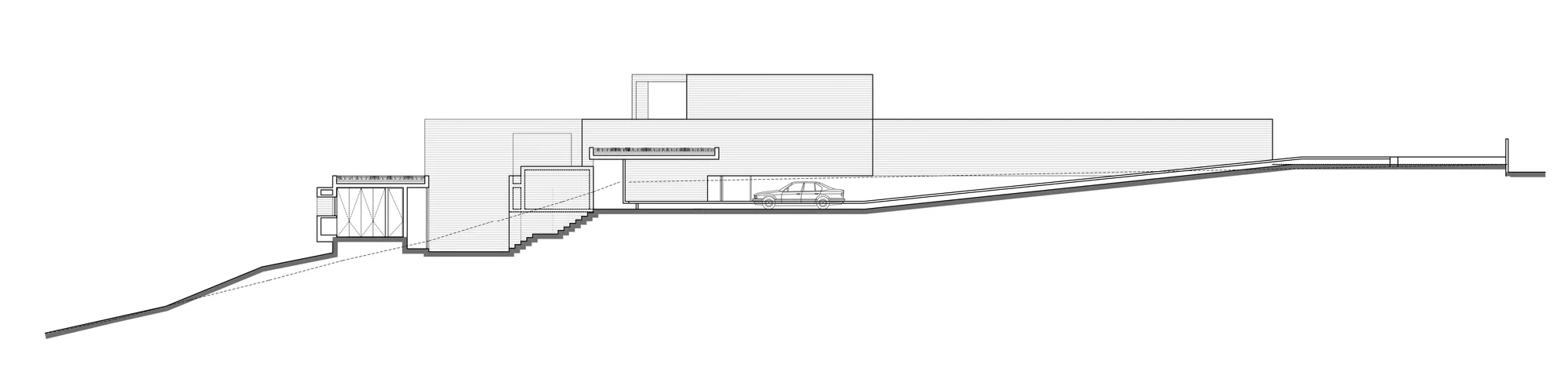 Architectural drawing of House RP (Image: Gonzalo Mardones Viviani)