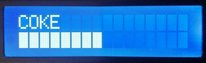 A progress bar appears along the bottom of the screen, letting users know how how much more of each ingredient they still need to add