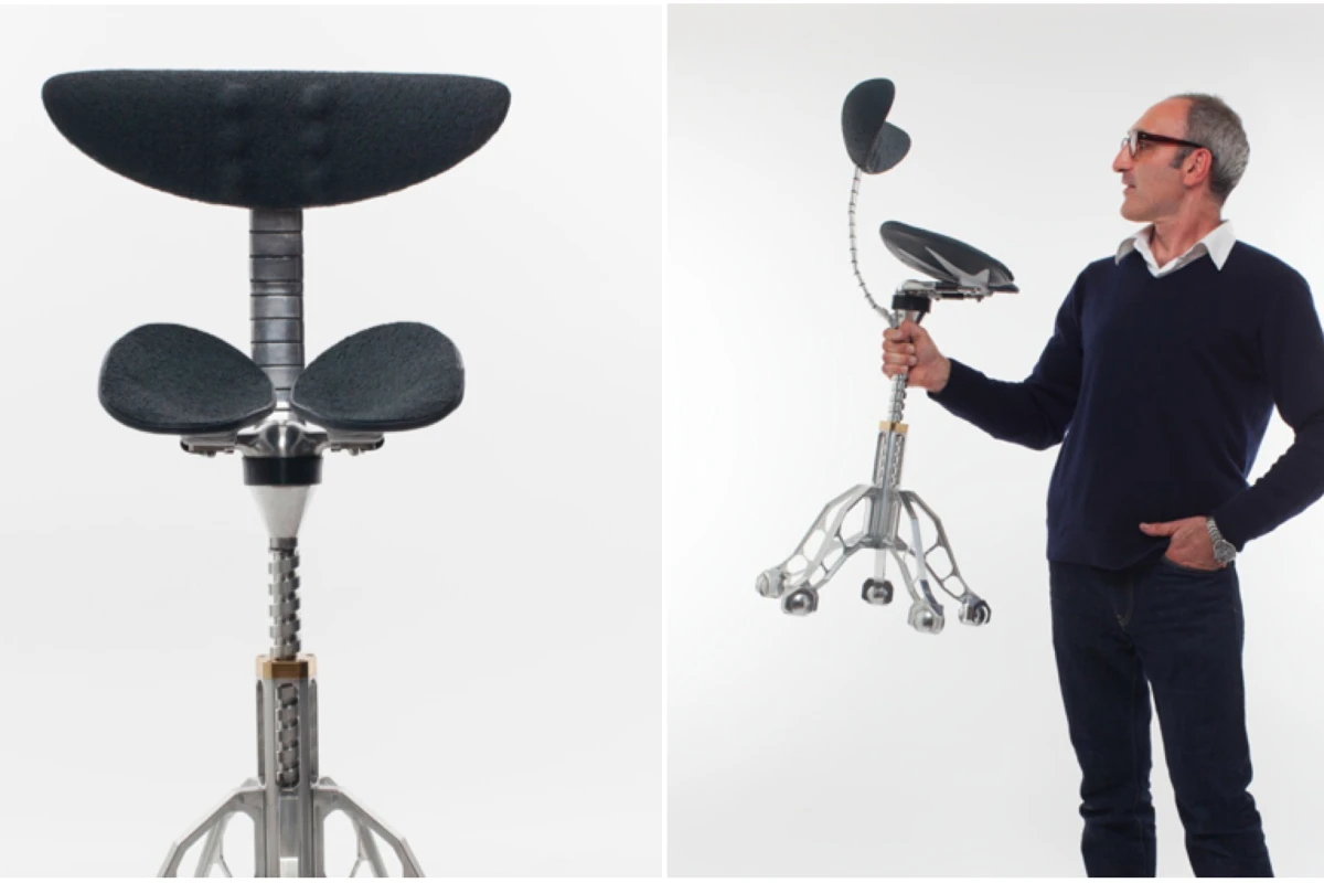Simon Freedman and his FreedMan Chair