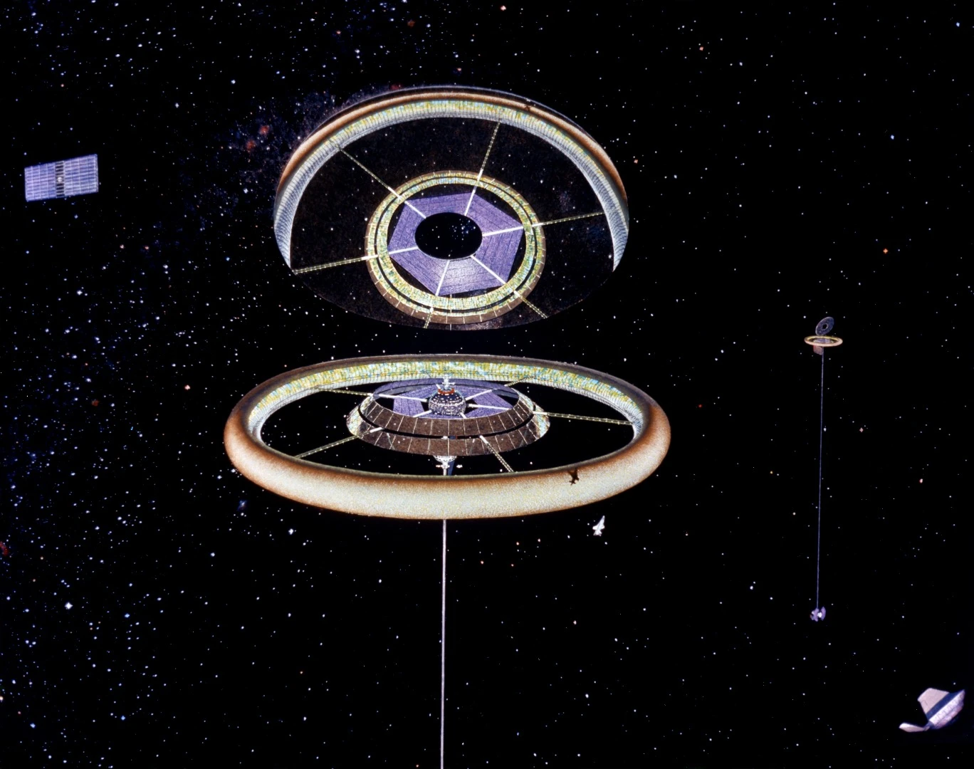 A toroidal colony, by Don Davis