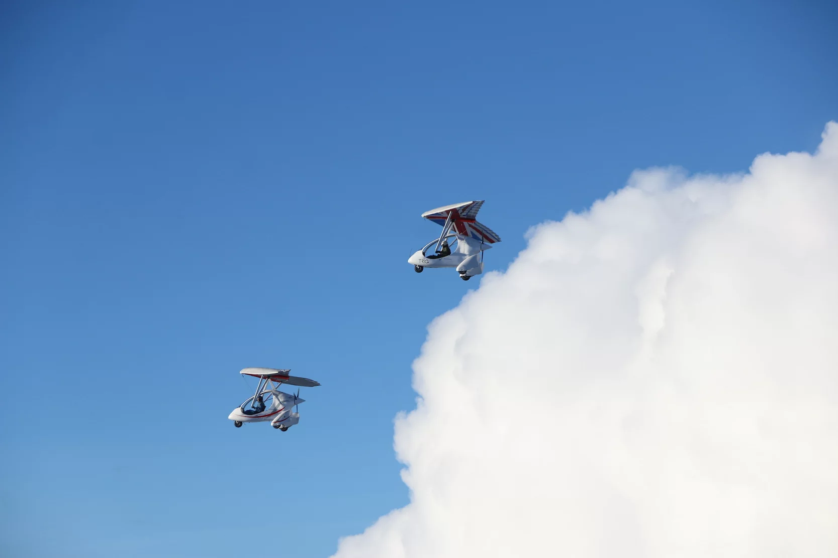 Flying For Freedom team carrying out flight tests in Sweden
