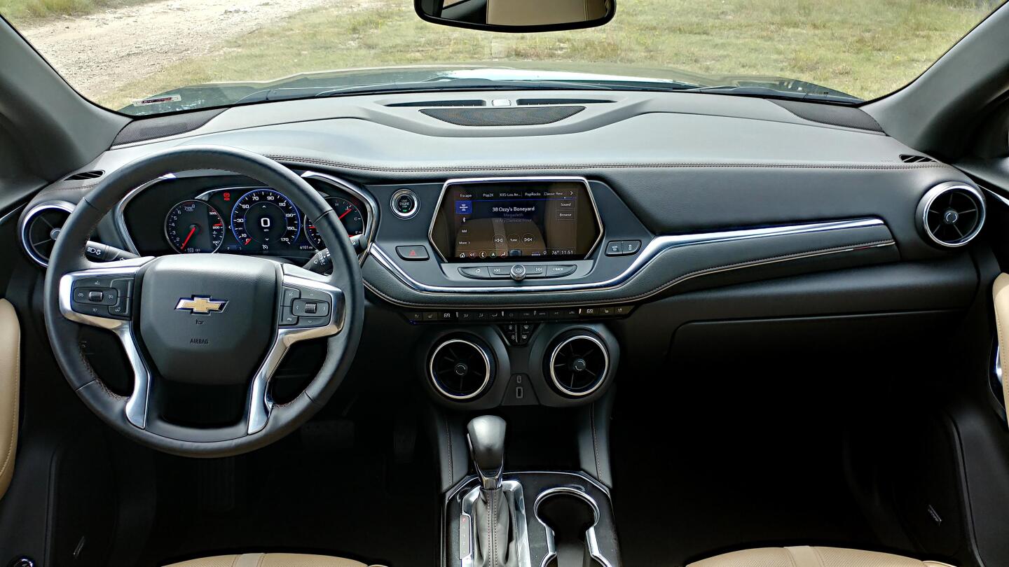 Comfort and technology are high points in the 2019 Chevrolet Blazer