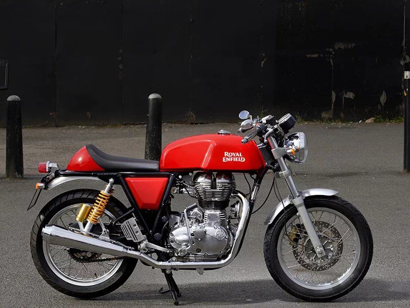 Royal Enfield's Continental GT: looks and presence to spare.