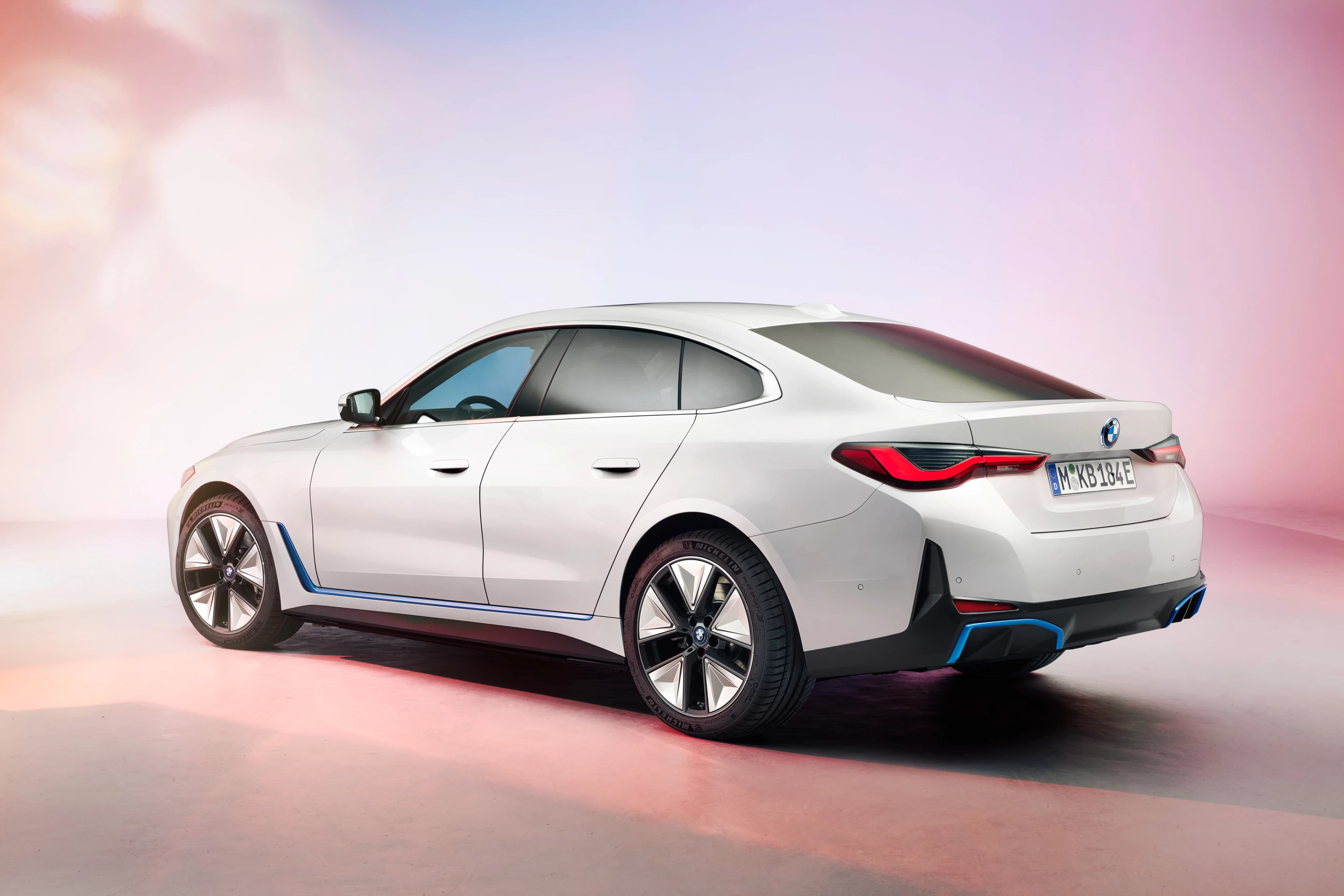 The i4 is designed to be a sporty 530-hp four-door "gran coupe"