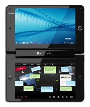 Toshiba's dual touch-screen Libretto W100