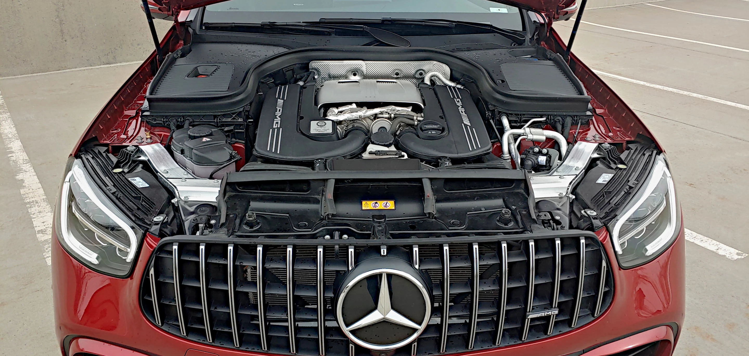 The AMG 63's big V8 puts a lot of power to the road quickly, thanks to supercharging