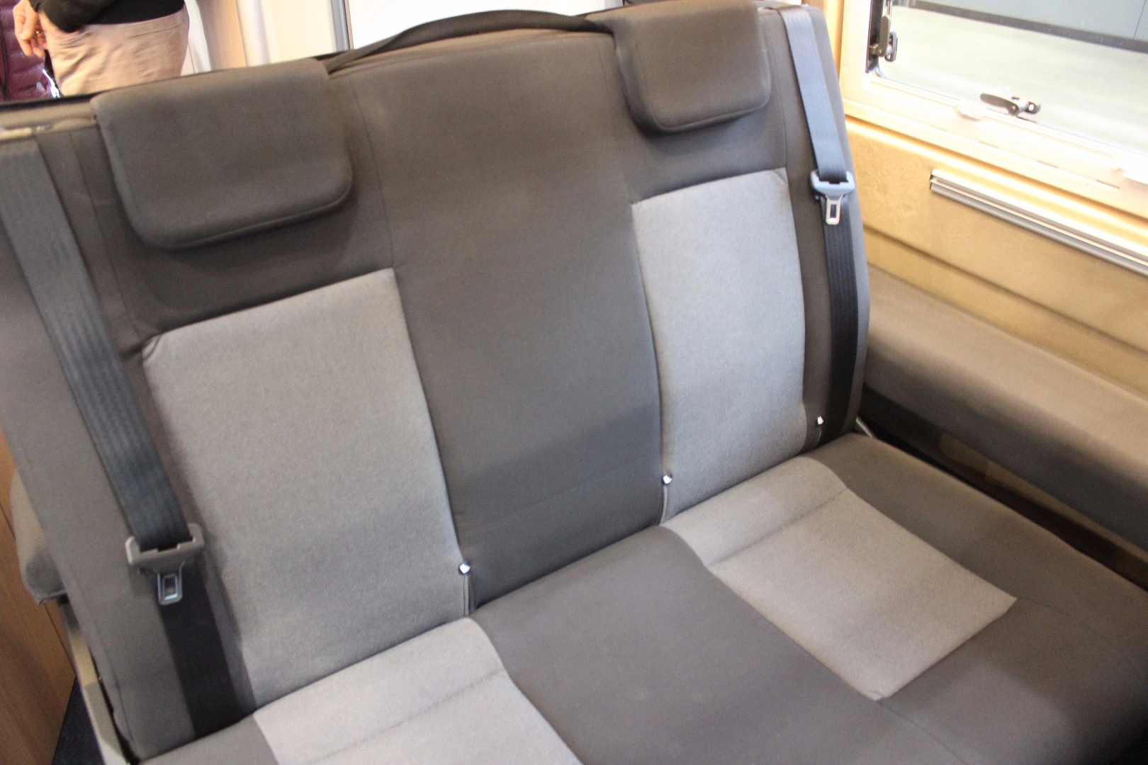 The StarCamper includes a convertible bench/bed