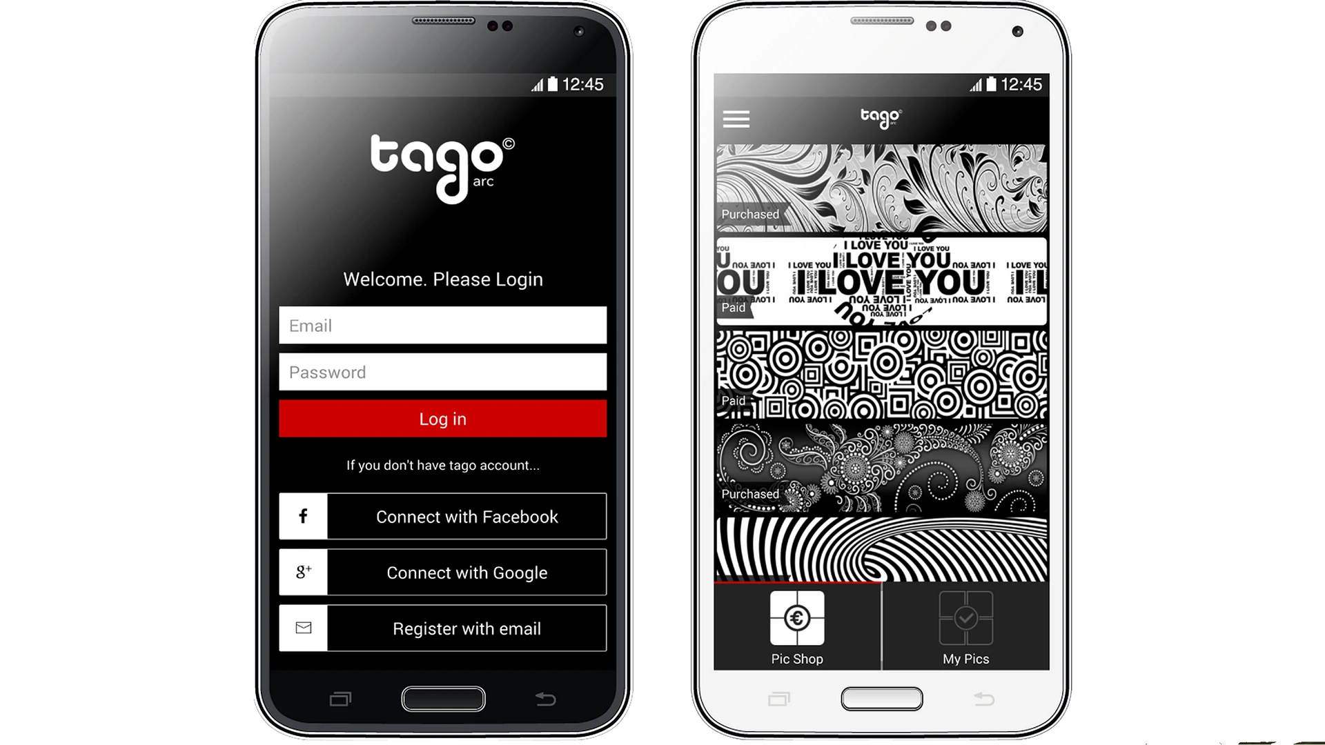 The bracelet works in concert with the Tago companion app