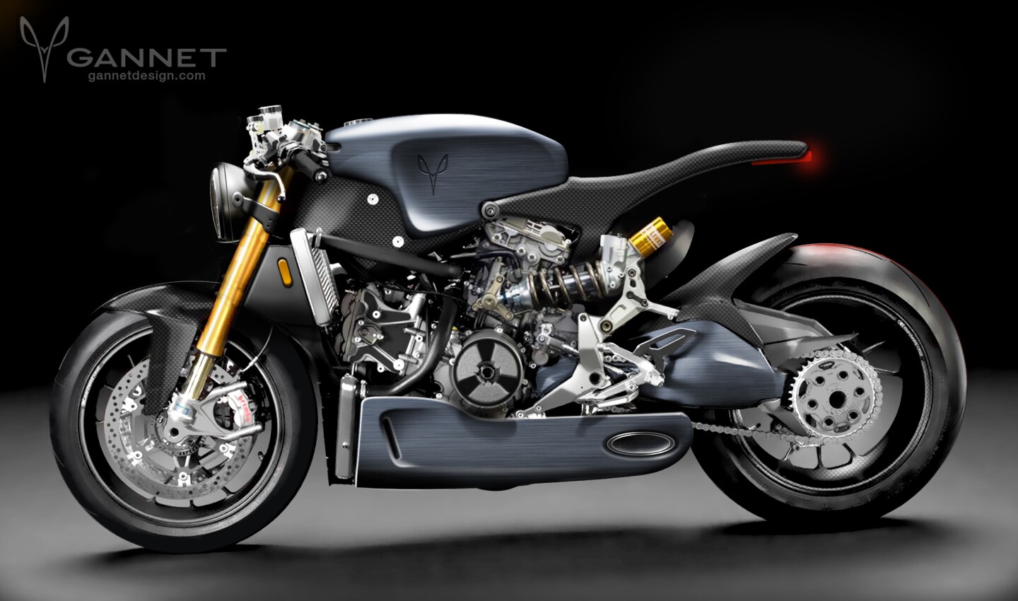 Gannet Design's Ducati Cafe Racer Concept